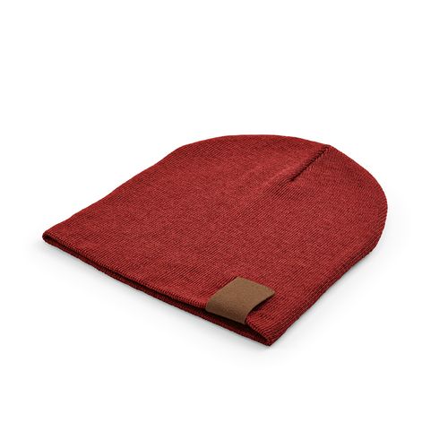 burdeos Gorro Marley de rPET. Con parche personalizable