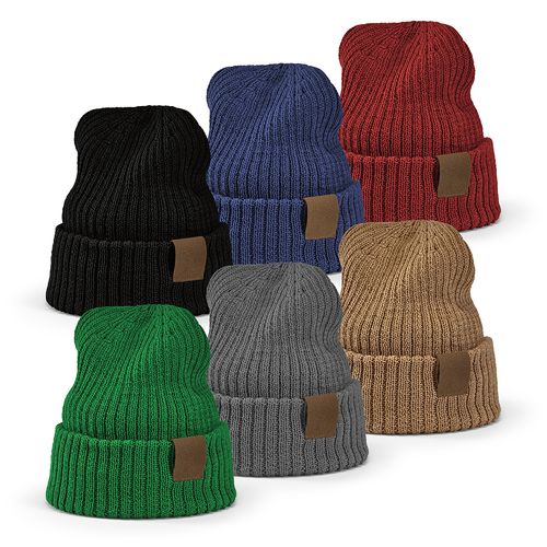 Bonnet Cobain en rPET et laine. Patch personnalisable