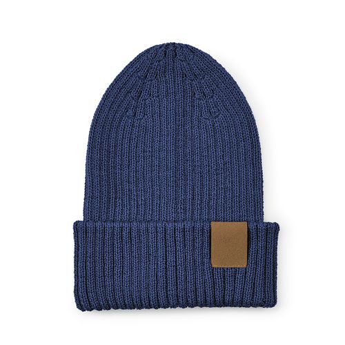 blue Gorro Cobain de rPET y lana. Con parche personalizable