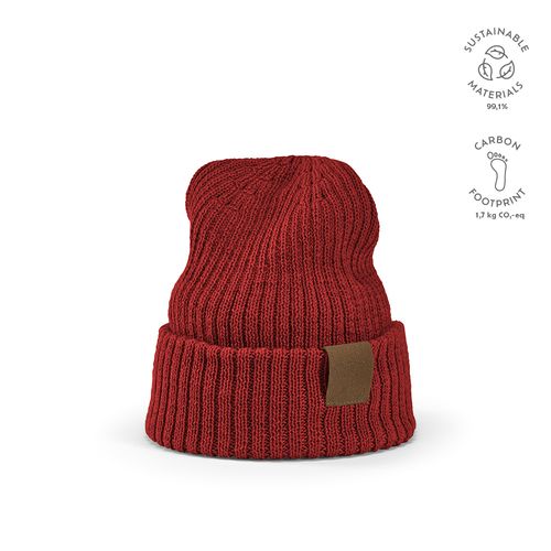 Bonnet Cobain en rPET et laine. Patch personnalisable