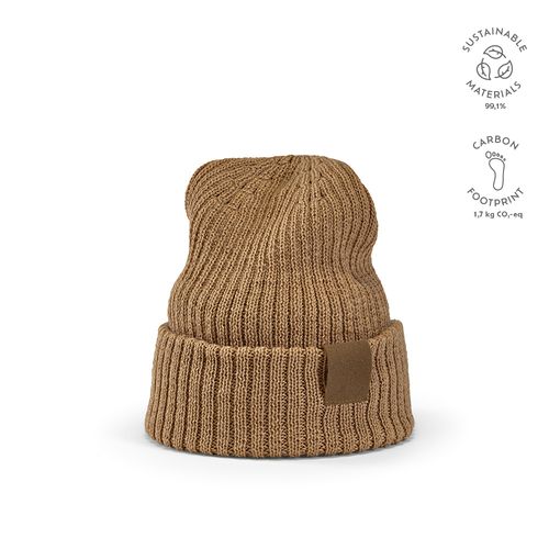 Bonnet Cobain en rPET et laine. Patch personnalisable