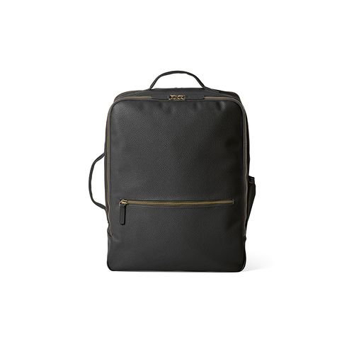 black Mochila Paris; 20L, de piel reciclada, para portátil de 17