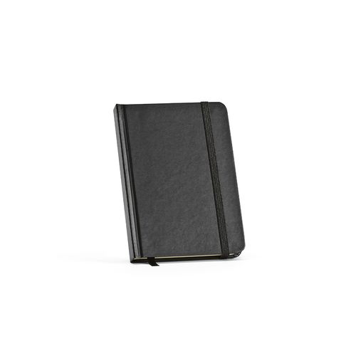 black Libreta Marquez A6 de tapa dura. 196 hojas recicladas de 70 gsm