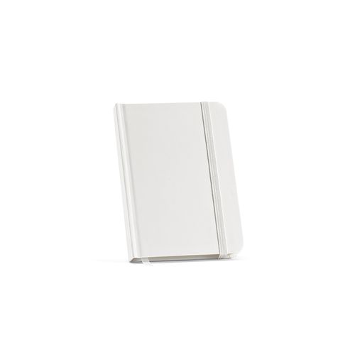 white Libreta Marquez A6 de tapa dura. 196 hojas recicladas de 70 gsm