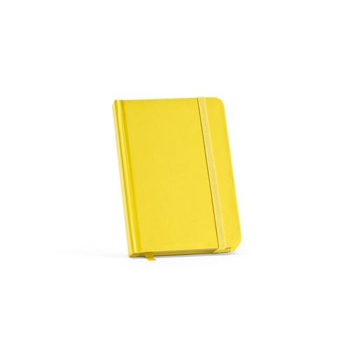 amarillo oscuro Libreta Marquez A6 de tapa dura. 196 hojas recicladas de 70 gsm