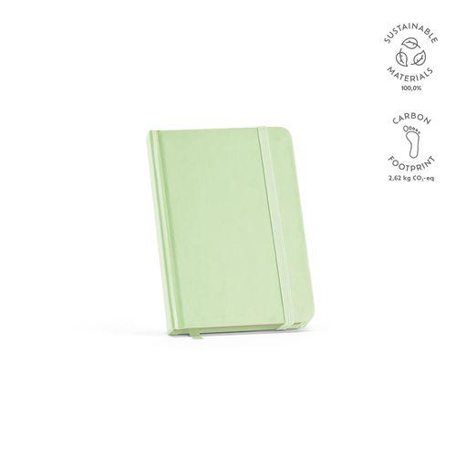 verde pastel Libreta Marquez A6 de tapa dura. 196 hojas recicladas de 70 gsm