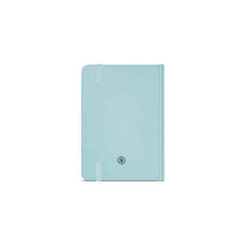 azul / blanco pastel Libreta Marquez A6 de tapa dura. 196 hojas recicladas de 70 gsm