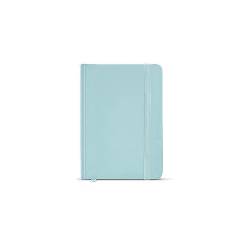 azul / blanco pastel Libreta Marquez A6 de tapa dura. 196 hojas recicladas de 70 gsm