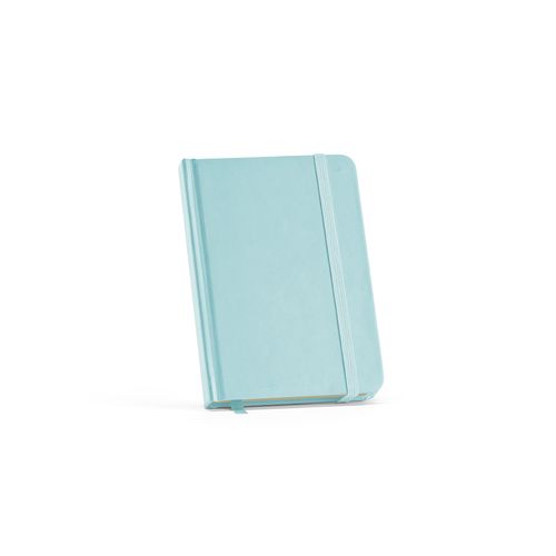 azul / blanco pastel Libreta Marquez A6 de tapa dura. 196 hojas recicladas de 70 gsm
