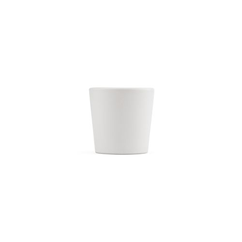 white Taza Thames 75 de cerámica. 75 ml. Acabado mate