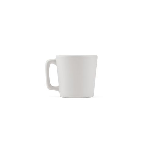 white Taza Thames 75 de cerámica. 75 ml. Acabado mate
