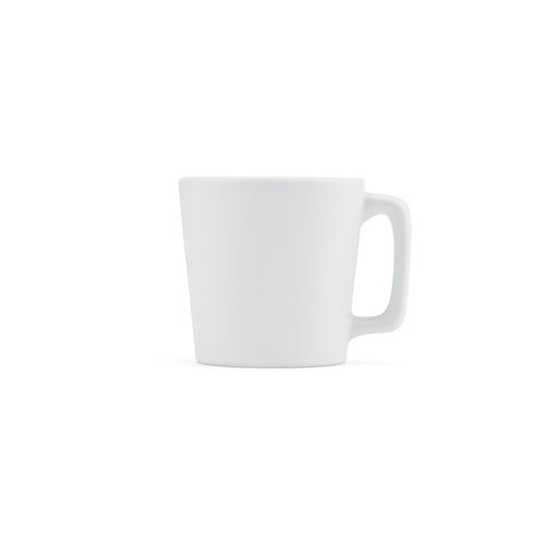 white Taza Thames 75 de cerámica. 75 ml. Acabado mate