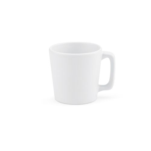 white Taza Thames 75 de cerámica. 75 ml. Acabado mate