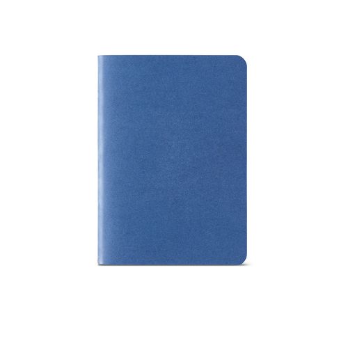 azulón Cuaderno Bronte A6 de tapa blanda de cartón reciclado.