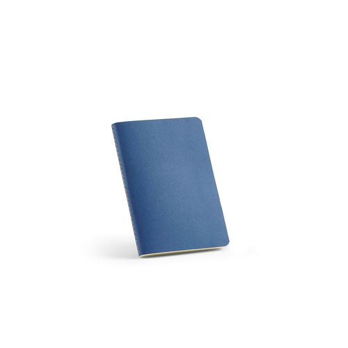 azulón Cuaderno Bronte A6 de tapa blanda de cartón reciclado.