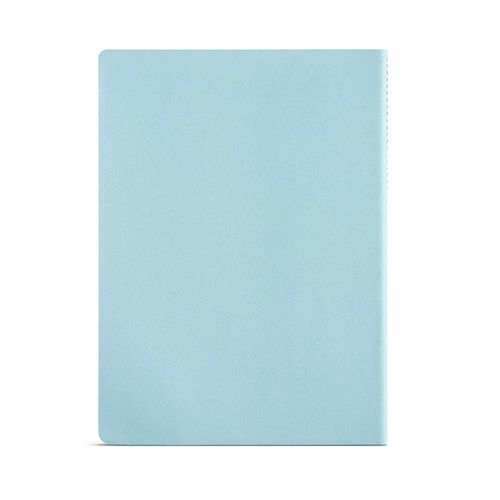 Cuaderno Bronte A6 de tapa blanda de cartón reciclado.