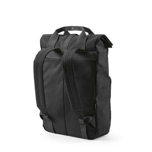 Sac à dos Warsaw 20L rPET. Fermeture enroulable avec boucle.