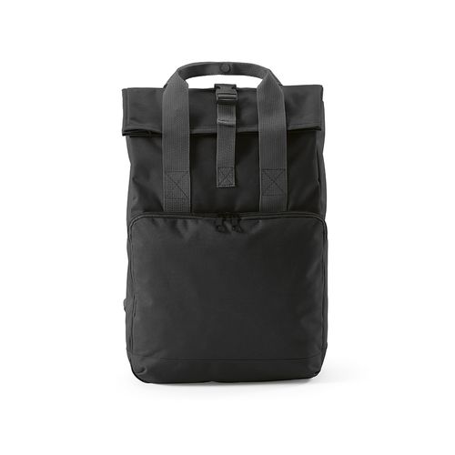 Sac à dos Warsaw 20L rPET. Fermeture enroulable avec boucle.