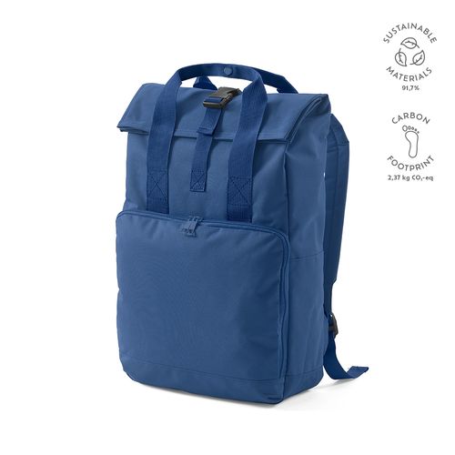 Sac à dos Warsaw 20L rPET. Fermeture enroulable avec boucle.