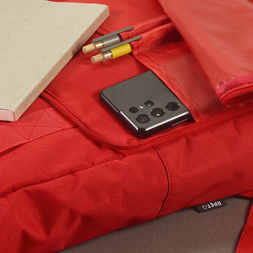 Sac à dos Warsaw 20L rPET. Fermeture enroulable avec boucle.