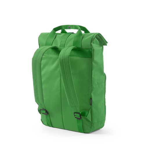 Sac à dos Warsaw 20L rPET. Fermeture enroulable avec boucle.