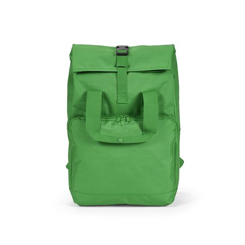 Mochila Warsaw de 20 l de rPET. Cierre roll top con hebilla