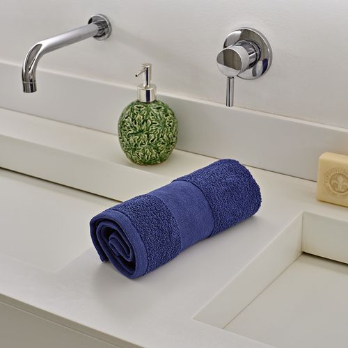 Toalla Donatello M; algodón reciclado 370 gsm. Made in Portugal