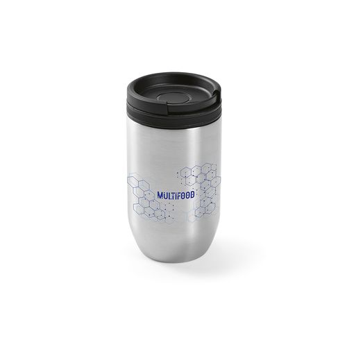 black Vaso de viaje Okavango; rInox , 430 ml. Doble pared , hermético