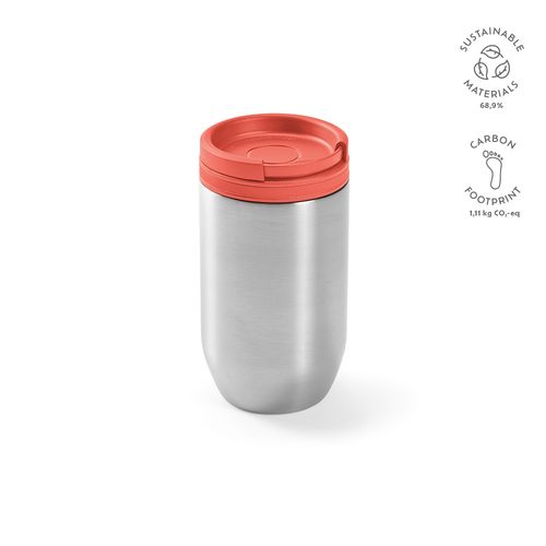 salmón Vaso de viaje Okavango; rInox , 430 ml. Doble pared , hermético