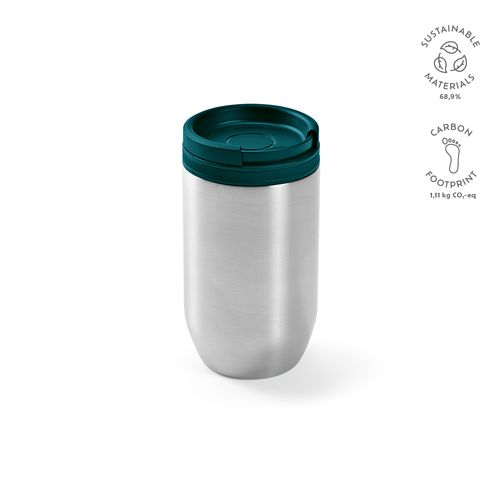 azul petróleo Vaso de viaje Okavango; rInox , 430 ml. Doble pared , hermético