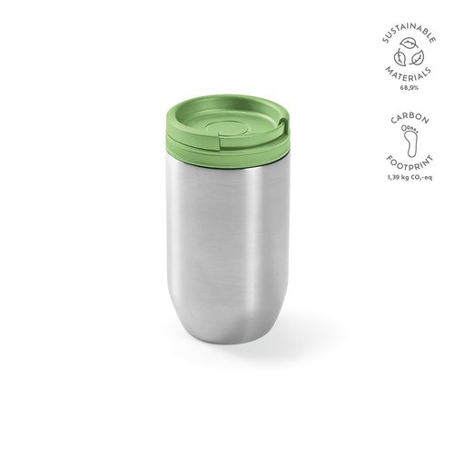 verde mate Vaso de viaje Okavango; rInox , 430 ml. Doble pared , hermético