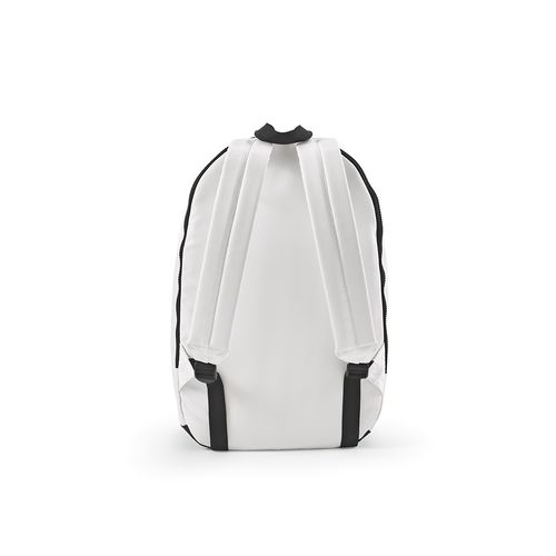 white Mochila Sydney de 18 l de rPET. Dos reflectantes. Para PC de 17