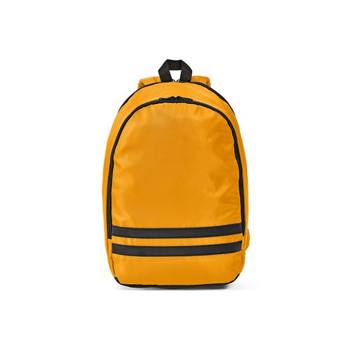 amarillo oscuro Mochila Sydney de 18 l de rPET. Dos reflectantes. Para PC de 17
