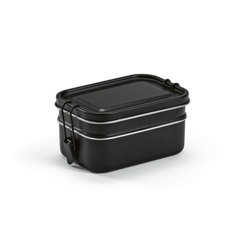 Boîte repas Tintoretto rInox 1240 ml,2 niveaux,fermeture latérale