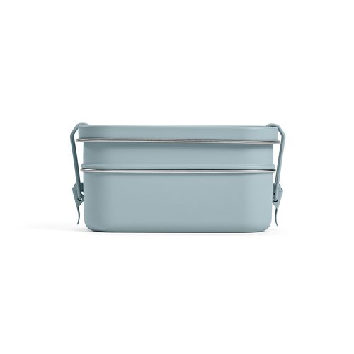 Boîte repas Tintoretto rInox 1240 ml,2 niveaux,fermeture latérale