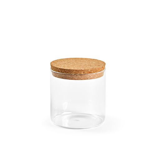 FRASCO MAGRITTE 500; VIDRIO BOROSILICATO, 580 ML. TAPA DE CORCHO