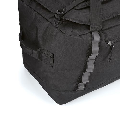 black Bolsa de deporte São Paulo XL; 75L, de rPET ripstop. Reflectante