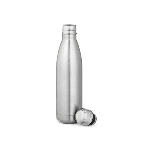 plateado Botella Mississippi 550P; rInox, 535 ml. Doble pared. Brillante