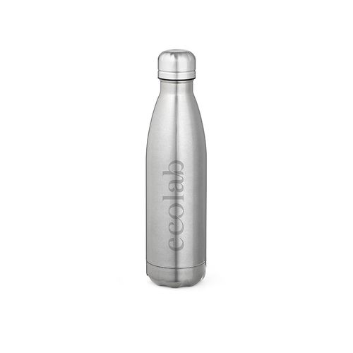 plateado Botella Mississippi 550P; rInox, 535 ml. Doble pared. Brillante