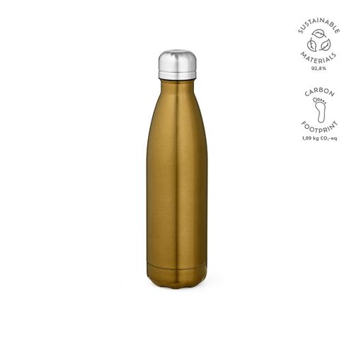 dorado Botella Mississippi 550P; rInox, 535 ml. Doble pared. Brillante