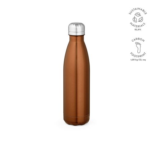 cobre Botella Mississippi 550P; rInox, 535 ml. Doble pared. Brillante
