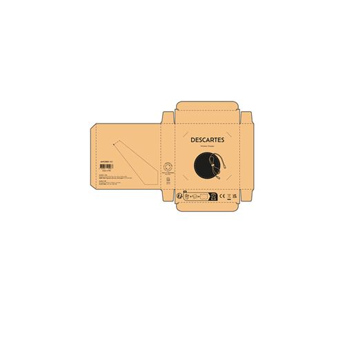 natural Cargador inalámbrico Descartes; de corcho , 15 W. Puerto USB-C
