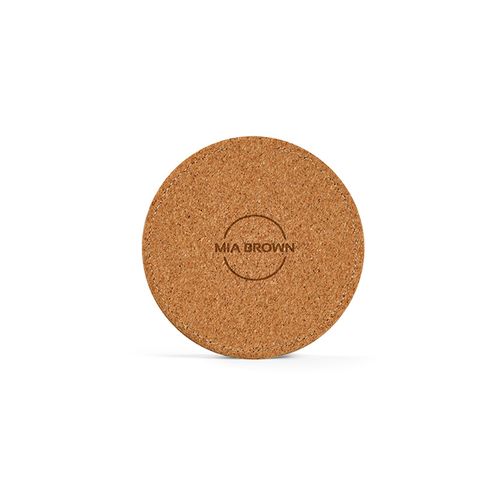 natural Cargador inalámbrico Descartes; de corcho , 15 W. Puerto USB-C