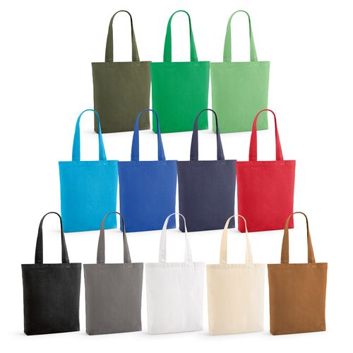 azul marino Bolsa de compra Elbrus; rCotton de 220 gsm. Asas 65 cm y fuelle