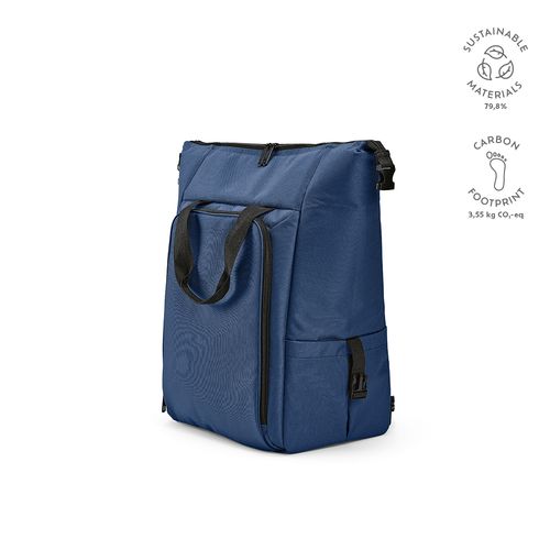 blue Nevera Dublin; 28 l, de rPET. Bolsillo frontal con cremallera