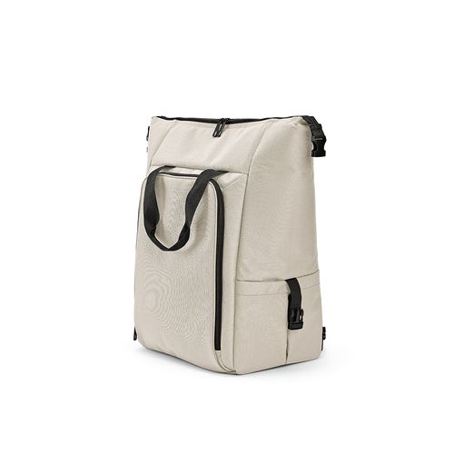 gris claro Nevera Dublin; 28 l, de rPET. Bolsillo frontal con cremallera