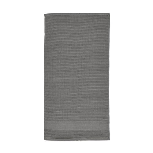 gris oscuro Toalla Botticelli M; algodón reciclado 500 gsm. Made in Portugal