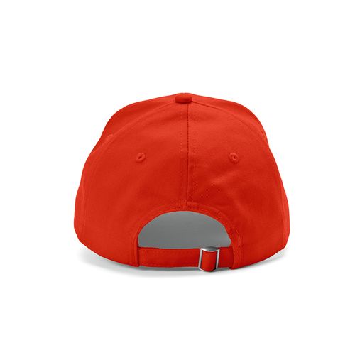 red Gorra Darrell de algodón de 280 gsm. 6 paneles y cierre metálico