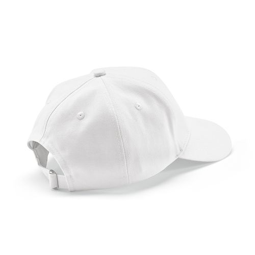 white Gorra Darrell de algodón de 280 gsm. 6 paneles y cierre metálico