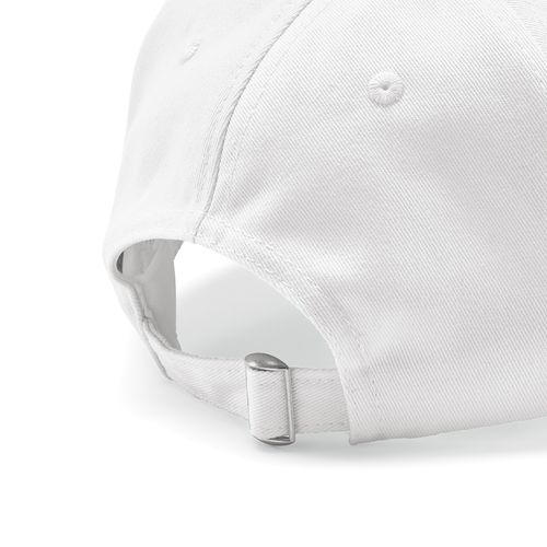 white Gorra Darrell de algodón de 280 gsm. 6 paneles y cierre metálico